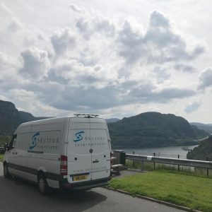 Skytrux van in Norway